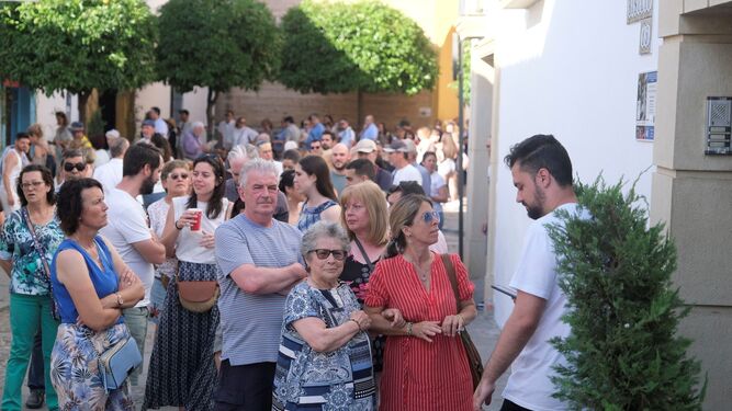 Turistas en los Patios de Córdoba.